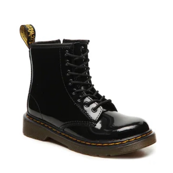 Doc Martens Big Girl Size 3 Patent Leather Boots - Picture 5 of 5